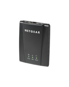 NETGEAR - IEEE 802.11n 300 Mbps Wireless Bridge - Black