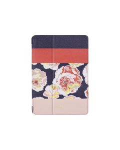 Isaac Mizrahi New York - Folio Case for Apple® iPad® Air and iPad Air 2 - Navy/Pink/White/Yellow