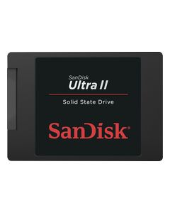 SanDisk - Ultra II 480GB Internal SATA Solid State Drive - Black