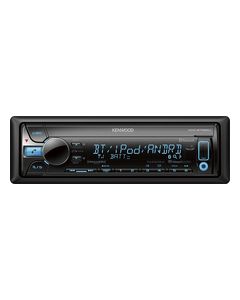 Kenwood - CD - Built-In Bluetooth - Apple® iPod®- and Satellite Radio-Ready - In-Dash Receiver - Black