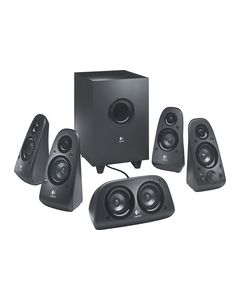 Logitech - Z506 5.1 Surround Sound Speakers (6-Piece) - Black