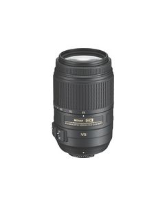 Nikon - AF-S DX NIKKOR 55-300mm f/4.5-5.6G ED VR Telephoto Zoom Lens - Black - Black