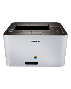 Samsung - C410W Xpress Network-Ready Wireless Color Laser Printer - Gray