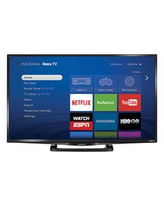 Insignia™ - 32" Class (31.5" Diag.) - LED - 1080p - Smart - HDTV Roku TV - Black