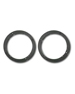 Metra - 1/2" Vehicle Speaker Spacers (2-Pack) - Black