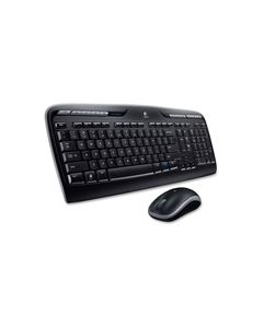 Logitech - MK320 Wireless Keyboard and Mouse - Black