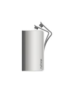 myCharge - Hub 9000 Rechargeable Power Bank - Silver