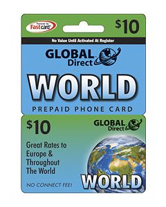 Global Direct - $10 Prepaid Long Distance Calling Card