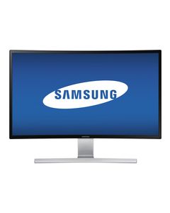 Samsung - 27" LED Curved HD Monitor - Black