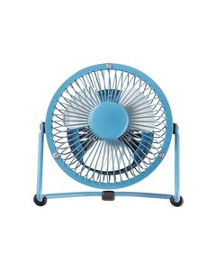 Insignia™ - High-Velocity 4" Mini Fan - Blue