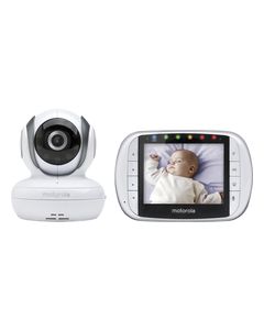 Motorola - Wireless Video Baby Monitor - White