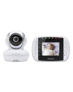 Motorola - Wireless Video Baby Monitor - White