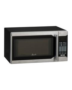 Avanti - 0.7 Cu. Ft. Compact Microwave - Black/Stainless Steel