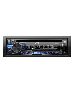 JVC - CD - Built-In Bluetooth - Apple® iPod®-Ready - In-Dash Receiver with Detachable Faceplate - Black