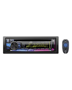 JVC - CD - Built-In Bluetooth - Apple® iPod®- and Satellite Radio-Ready - In-Dash Receiver - Black