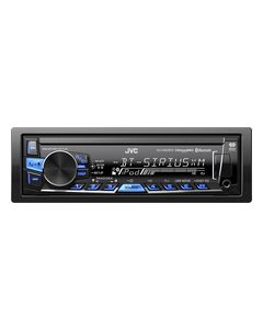 JVC - Built-In Bluetooth - Apple® iPod®-Ready - Satellite Radio-Ready - In-Dash Receiver - Black