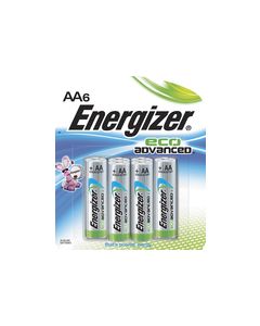 Energizer - EcoAdvanced AA Batteries (6-Pack) - Multi