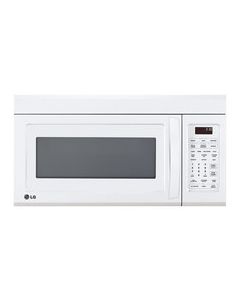 LG - 1.8 Cu. Ft. Over-the-Range Microwave - Smooth White