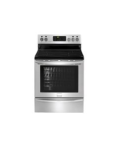 Frigidaire - Gallery 30" Self-Cleaning Freestanding Electric Convection Induction Range - Stainless-Steel