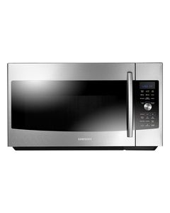 Samsung - 1.7 Cu. Ft. SLIM FRY Over-the-Range Convection Microwave - Stainless Steel