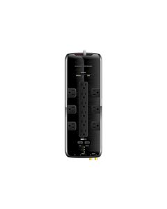 Monster - Power Black Platinum 1200 12-Outlet Surge Protector - Black