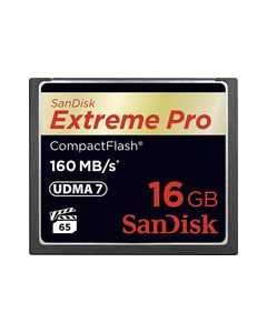 SanDisk - Extreme Pro 16GB CF Memory Card - Black