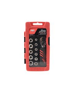 Skil - 22-Piece Dual-Sided Ratchet and Socket Set - Multi