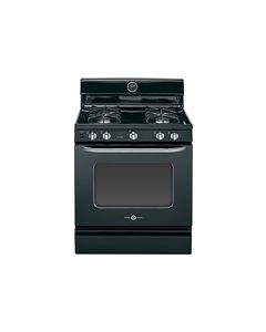 GE - Artistry Series 30" Freestanding Gas Range - Black