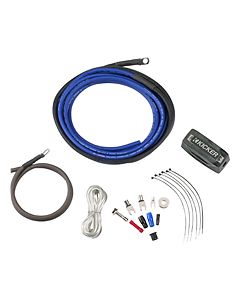 Kicker - P-Series Power Kit for Most Aftermarket Amplifiers - Blue/Gray