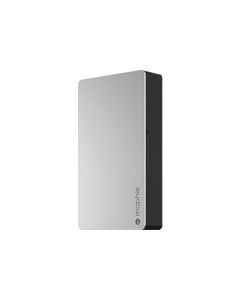 mophie - 5000 powerstation plus External Battery for Lightning-Equipped Apple® Devices - Silver/Black