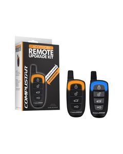 CompuStar - 2-Way Confirmation Remote Kit for Most CompuStar RSG6 Series Remote Start Systems - Black/Orange