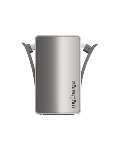 myCharge - Hub 3000 Rechargeable Power Bank - Silver