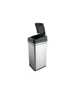 iTouchless - 13-Gal. Touchless Trash Can - Stainless-Steel