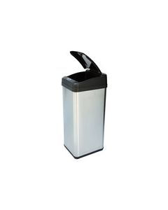 iTouchless - 13-Gal. Touchless Trash Can - Stainless-Steel