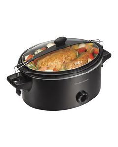 Hamilton Beach - Stay or Go 6-Quart Slow Cooker - Black