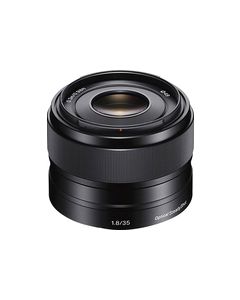 Sony - 35mm f/1.8 Prime Lens for Most NEX E-Mount Cameras - Black