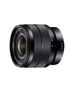 Sony - 10-18mm f/4 Wide-Angle Zoom Lens for Most NEX E-Mount Cameras - Black