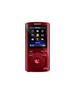 Sony - NWZ-E380 Series Walkman 4GB* Video MP3 Player - Red