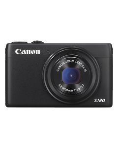 Canon - PowerShot S120 12.1-Megapixel Digital Camera - Black