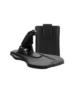 Garmin - Portable Friction Mount and Case Bundle for Most Garmin nüvi 5" GPS - Black