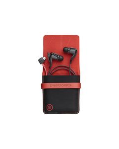 Plantronics - BackBeat GO 2 Bluetooth Earbud Headphones with Charging Case - Earbuds: Black; Case: Black/Red