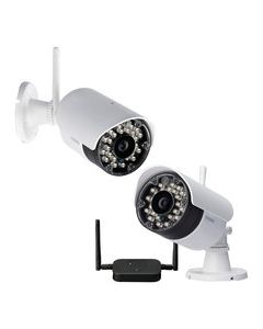 Lorex - VANTAGE Add-On Indoor/Outdoor Wireless Security Cameras (2-Pack)