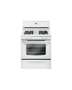 Frigidaire - 30" Freestanding Gas Range - White