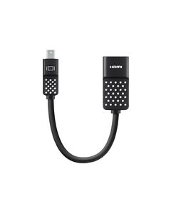 Belkin - Mini Display Port-to-HDMI Adapter - Black/White