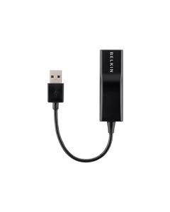 Belkin - USB 2.0-to-Ethernet Adapter - Black