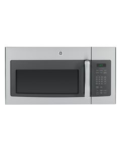 GE - 1.7 Cu. Ft. Over-the-Range Microwave - Stainless Steel with Gray Accents