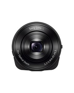 Sony - DSC-QX10 18.2-Megapixel Attachable Lens-Style Camera for Most iOS and Android Mobile Phones - Black