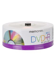 Memorex - 16x DVD+R Discs (30-Pack) - White