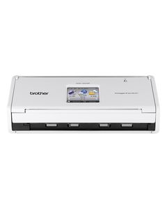 Brother - ADS-1500W Compact Wireless Color Desktop Scanner with Duplex and Web Connectivity - White