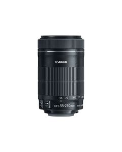 Canon - EF-S 55-250mm f/4-5.6 IS STM Telephoto Zoom Lens for Select Canon Cameras - Black